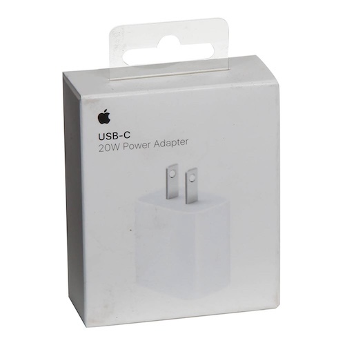 accesorios para electronica - Cubito cargador Apple 20W tipo C ORIGINAL