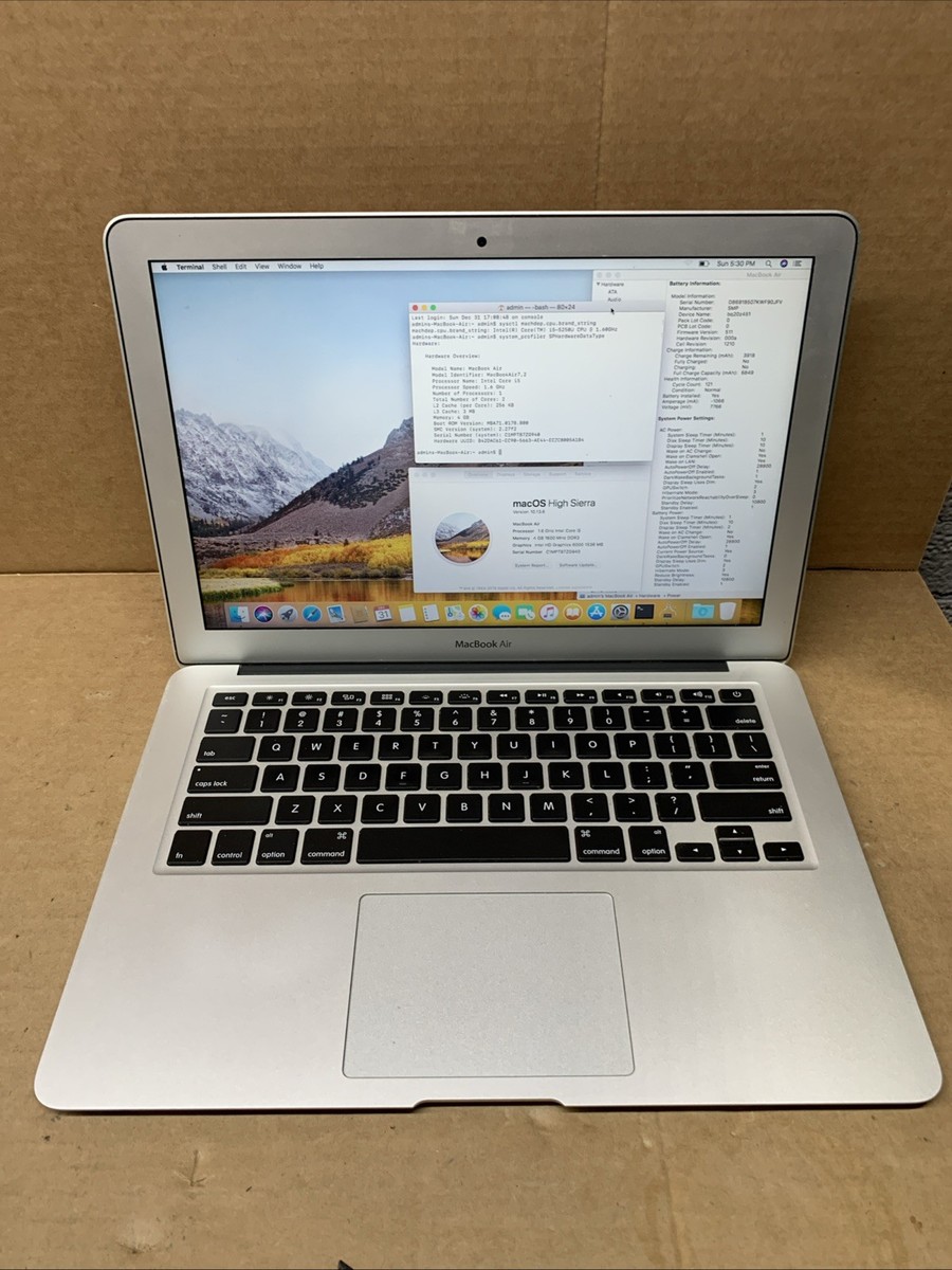 computadoras y laptops - macbook air 2015 corei5 4g de ram ssd de 128g soli 1