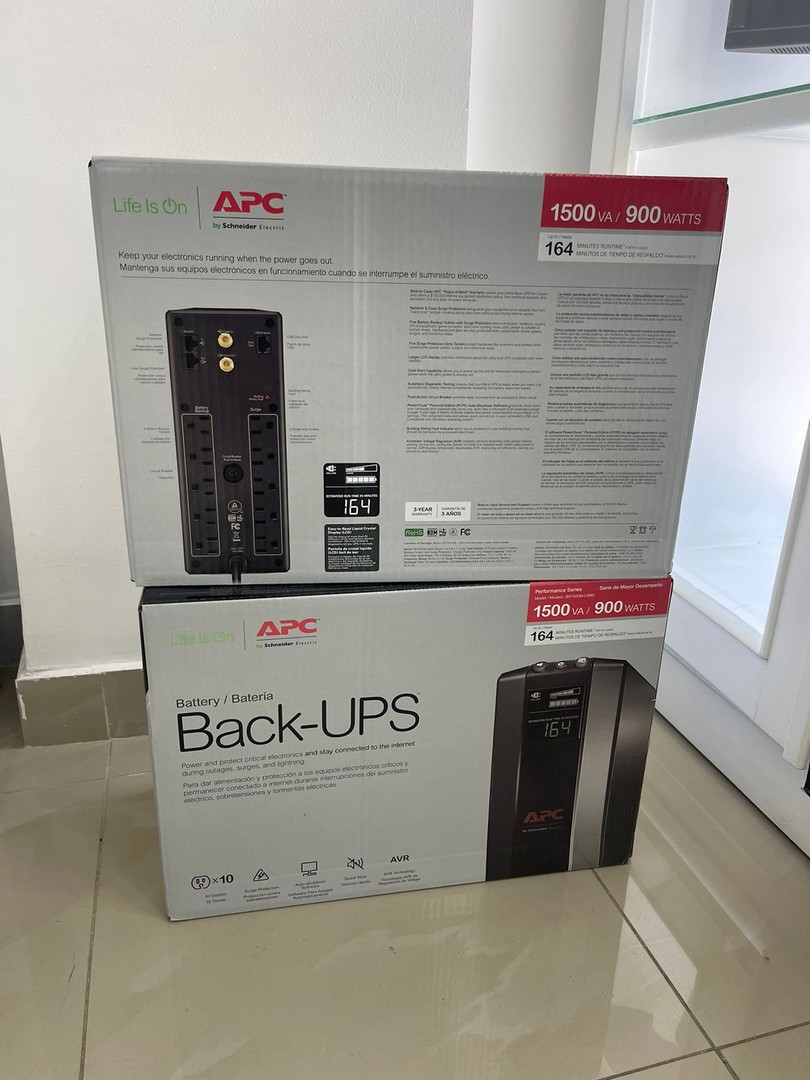 computadoras y laptops - Disponibles UPS APC de 1500VA y 900W BX1500M-LM60  7