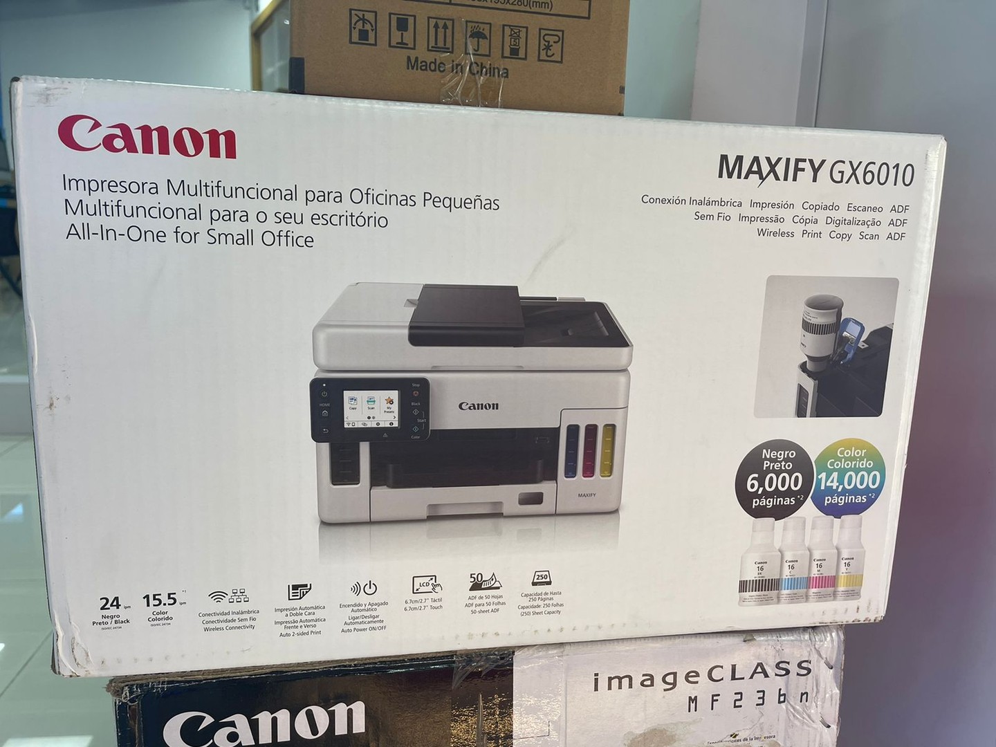 impresoras y scanners - IMPRESORA CANON GX6010 MEGA TANK MAXIFYLAM