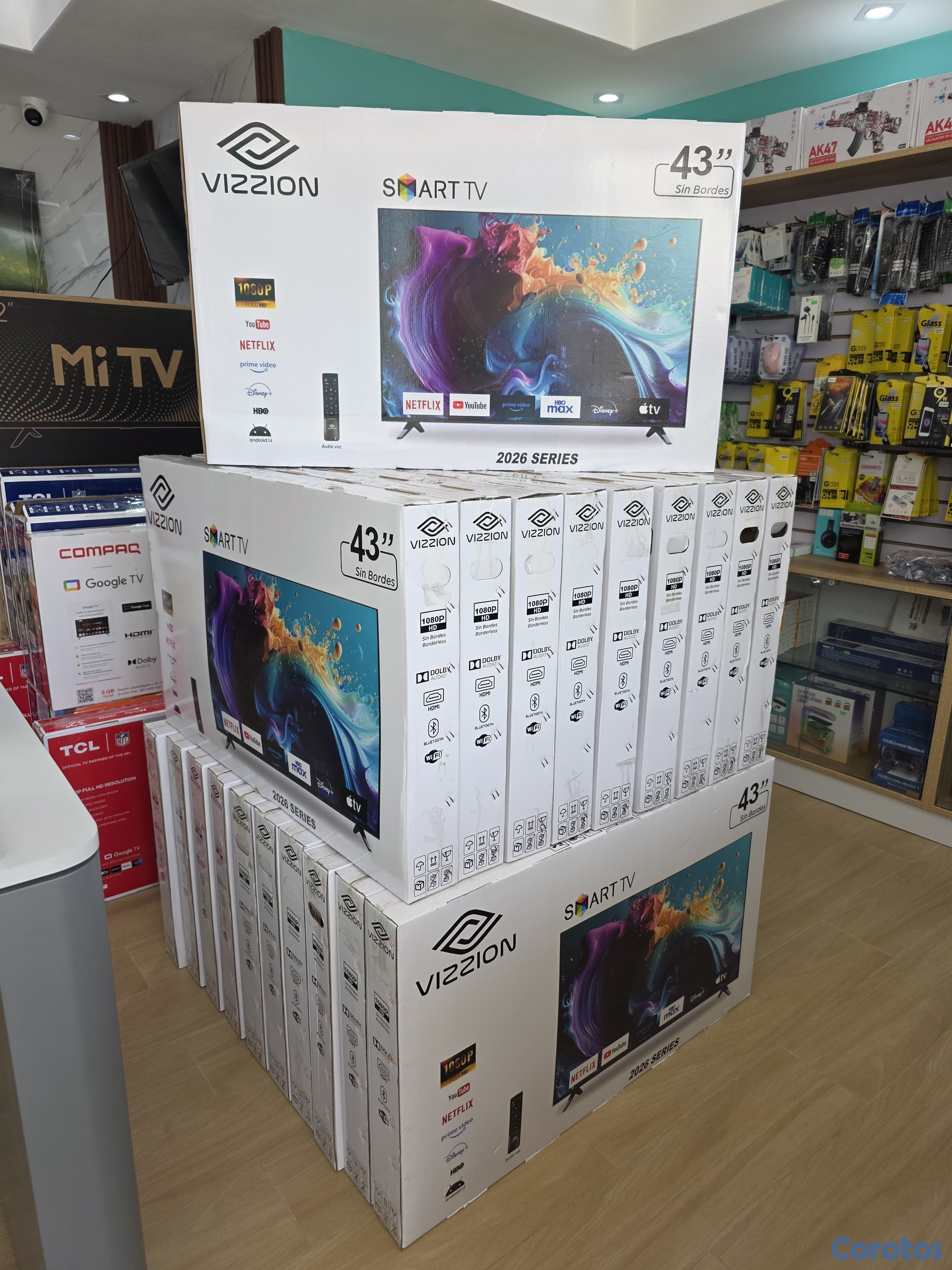tv - 📦VIZZION 43 PULGADAS ANDROID PESOS🔥🔥 2