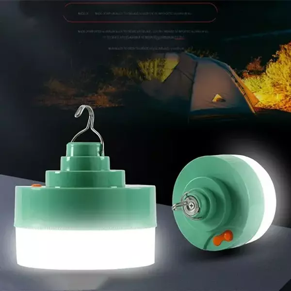 otros electronicos - bombillo led 100w recargable portatil con iman 