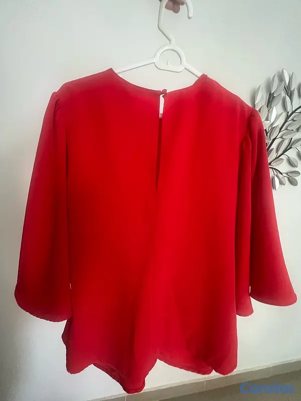 ropa para mujer - Blusa roja de dama 3