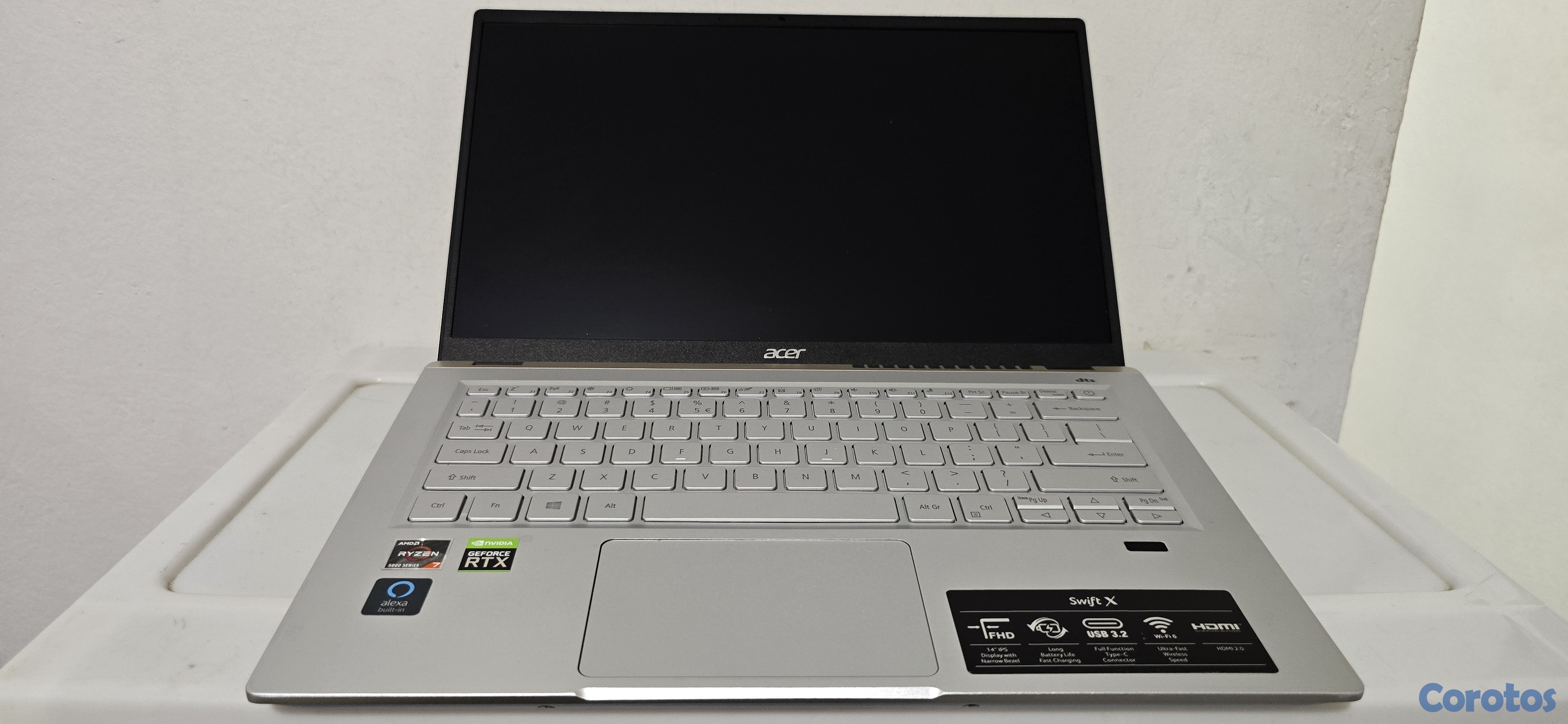 computadoras y laptops - acer Gamer 14 Pulg Ryzen 7 12th Gen Ram 16gb Disco 512gb SSD Nvidea Rtx 3050Ti 