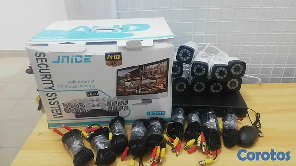 camaras y audio - Kit de 16 Cámaras ColorVu – Vigilancia 24/7 en Col 5
