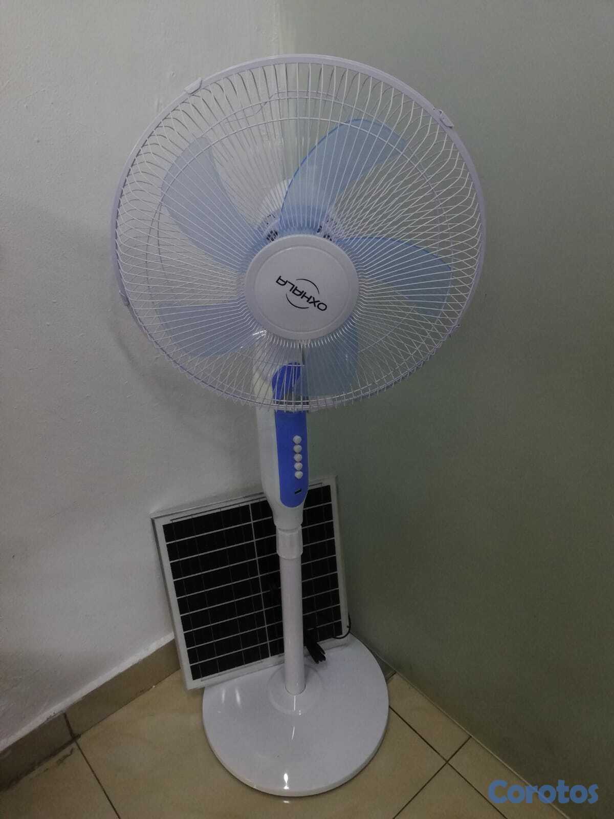 aires acondicionados y abanicos - Abanico Solar Recargable OXHALA SLP-2 Portátil 2