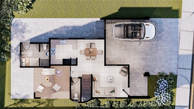 casas - Venta de casa en la Autopista de San Isidro Prado Oriental Santo Domingo este  9