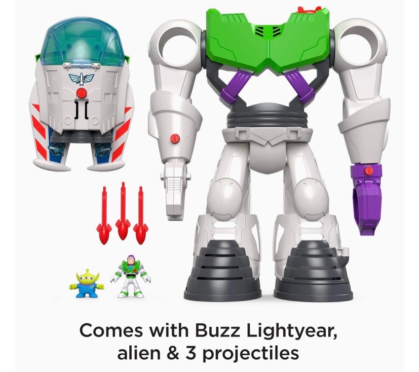 juguetes - Buzz Lightyear Robot Toy Story Imaginext