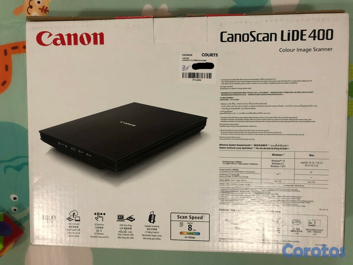 impresoras y scanners - TOTALMENTE NUEVO CON GARANTIA DE CANON,CANON LIDE 400 ,SCANNER CANON LIDE 400  2