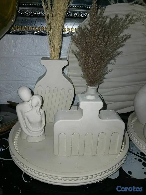 decoración y accesorios - piezas en yeso para pintar  9