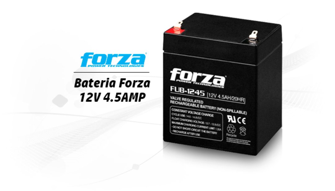 computadoras y laptops - BATERIA FORZA - 12V - 4.5AH