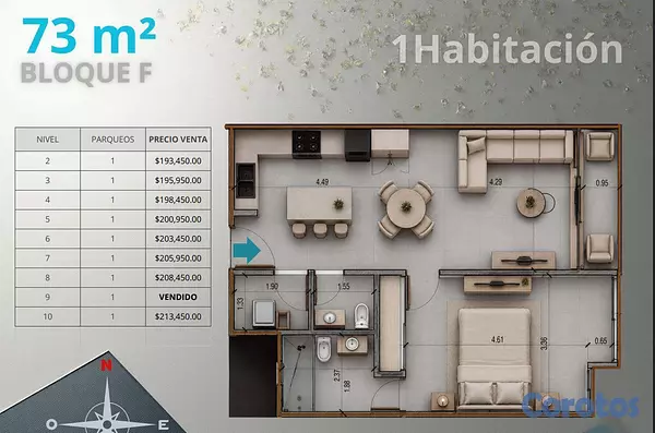 apartamentos - En Venta Apartamentos en Ranacimiento de 1 y 2 habitaciones 2