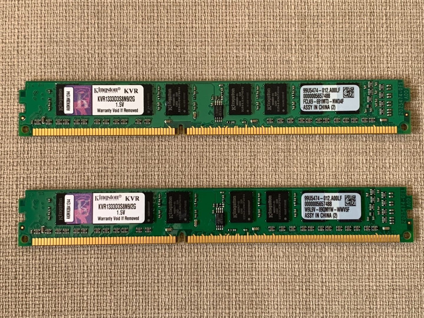 Kingston DDR3 (2x2GB) 1333 MHZ