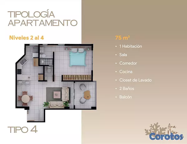 apartamentos - PROYECTO DE APARTAMENTO EN JUAN DOLIO ANA MAR RESIDENCE  7