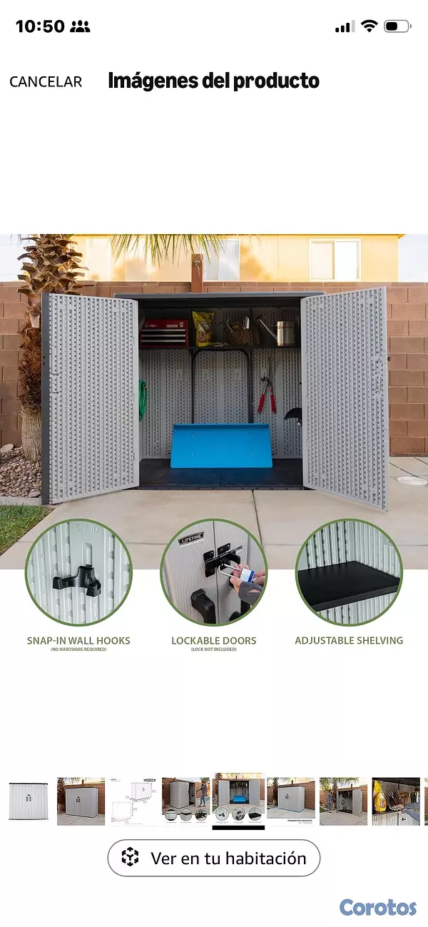 herramientas, jardines y exterior - Covertizo, en su caja  3