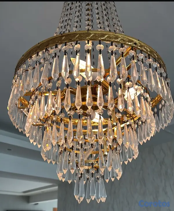 decoración y accesorios - lámparas de cristal chandelier  3