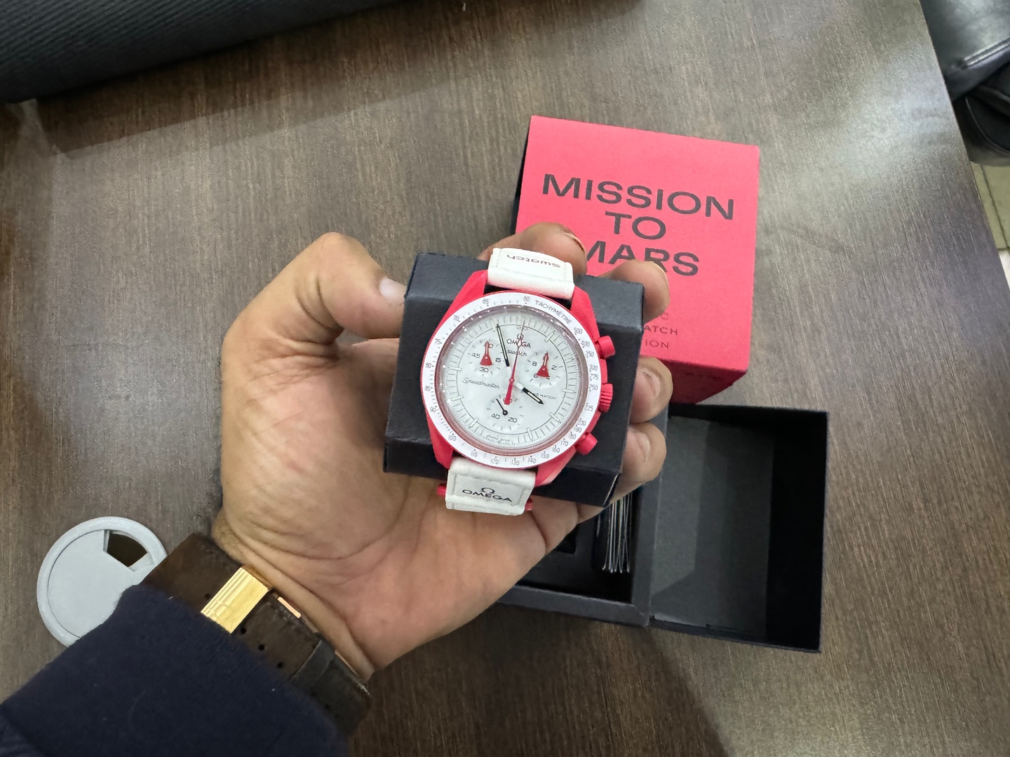 joyas, relojes y accesorios - Reloj Cronógrafo Omega | Swatch Mars, Original Como Nuevo, RD$ 16,800 NEG 2
