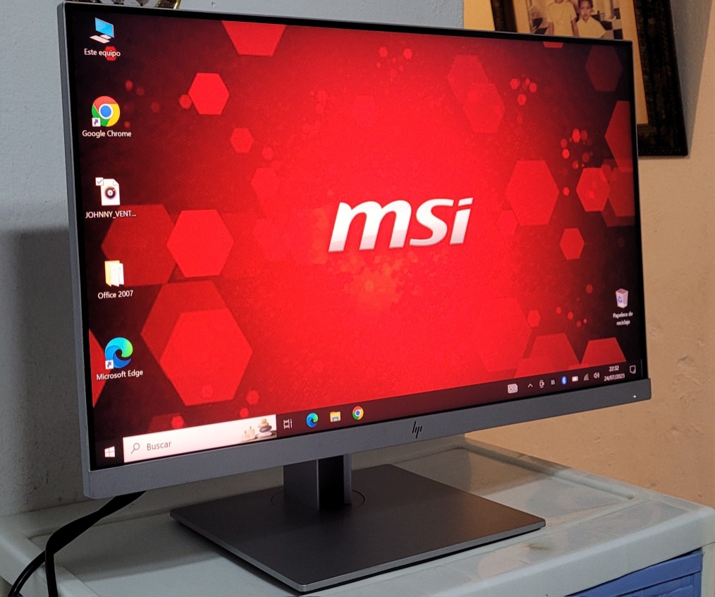 computadoras y laptops - Monitor hp 24 Pulg Pantalla ips 1080p hdmi Y usb