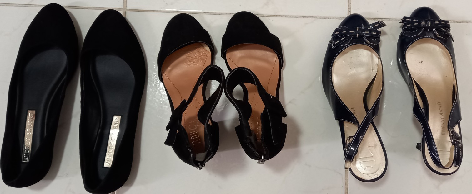 zapatos para mujer - 3 pares de zapatos #7 casi nuevos