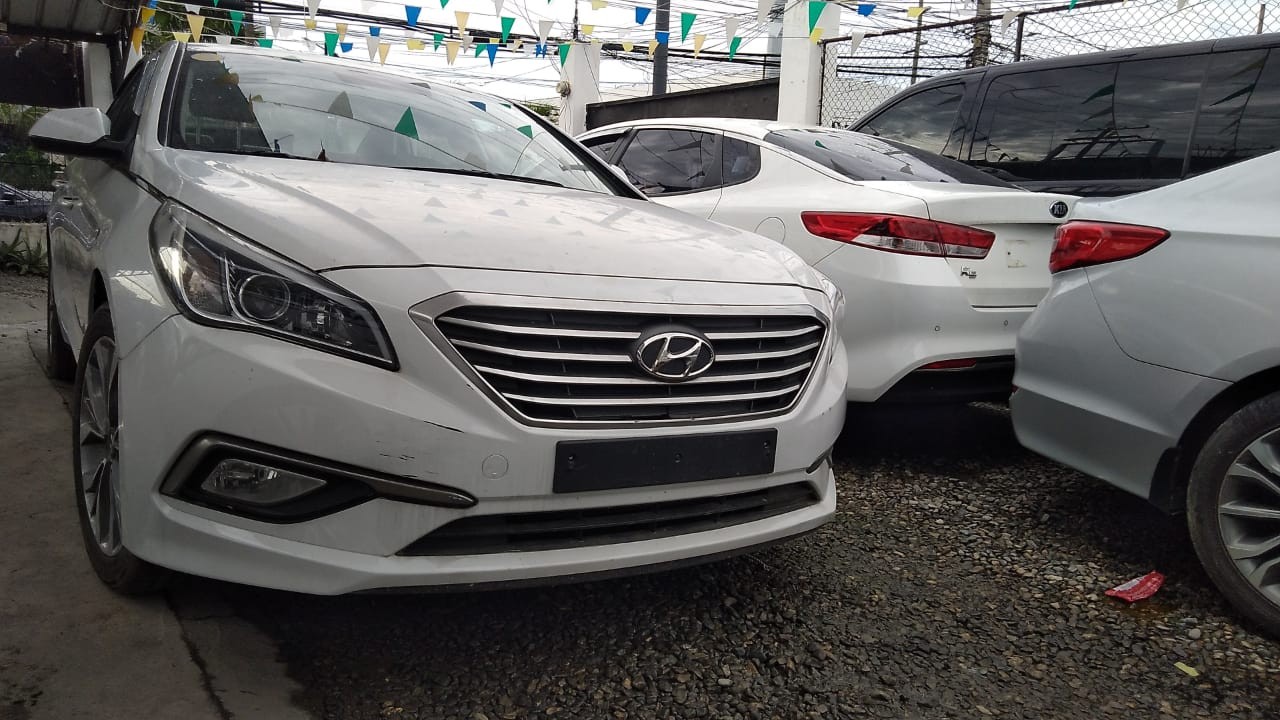 carros - HYUNDAI SONATA LF 2018 BLANCO 2