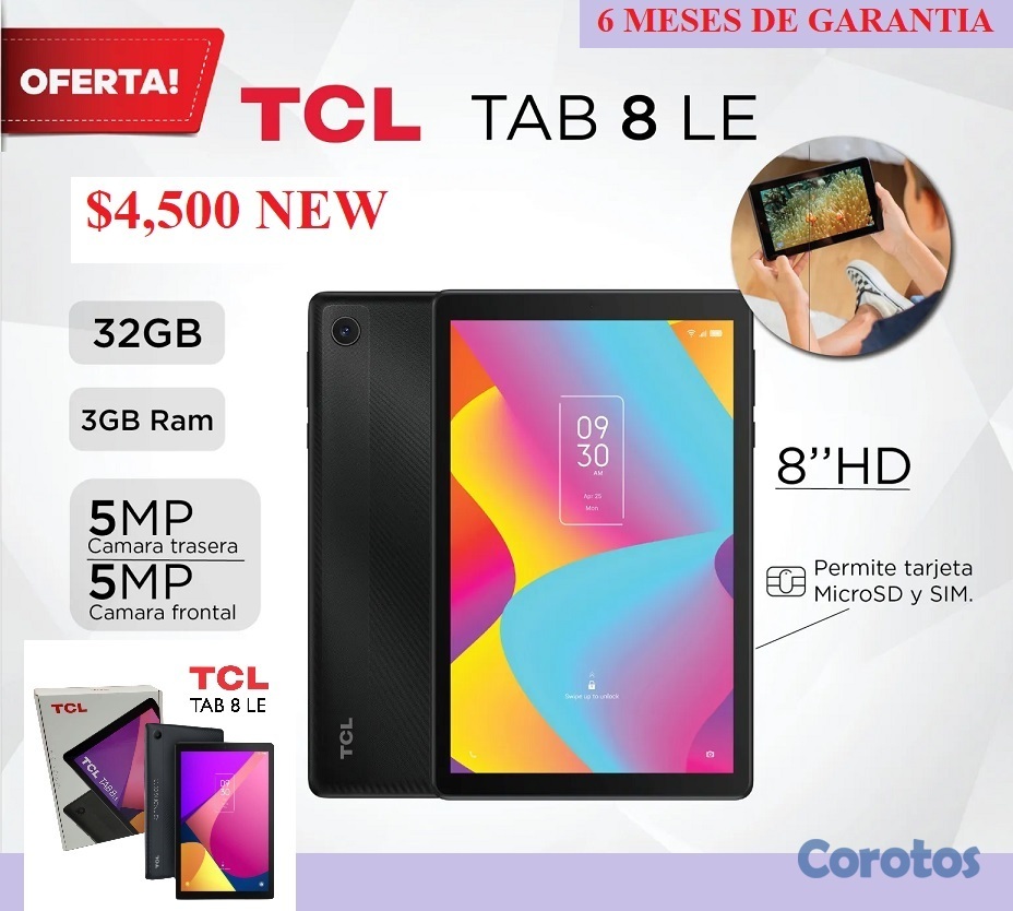 celulares y tabletas - TABLET TCL TAB 8 LE 8 PULGADAS 32GB 3GB RAM NUEVA 1