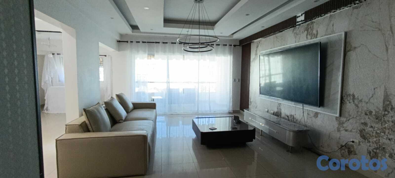 apartamentos - Bella Vista, Excelente Balcón con vista frontal apartamento totalmente amueblado 3