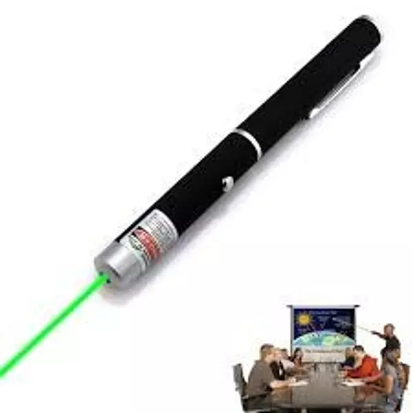 accesorios para electronica - Apuntador Laser De Luz Verde puntero + cargador + bateria 2