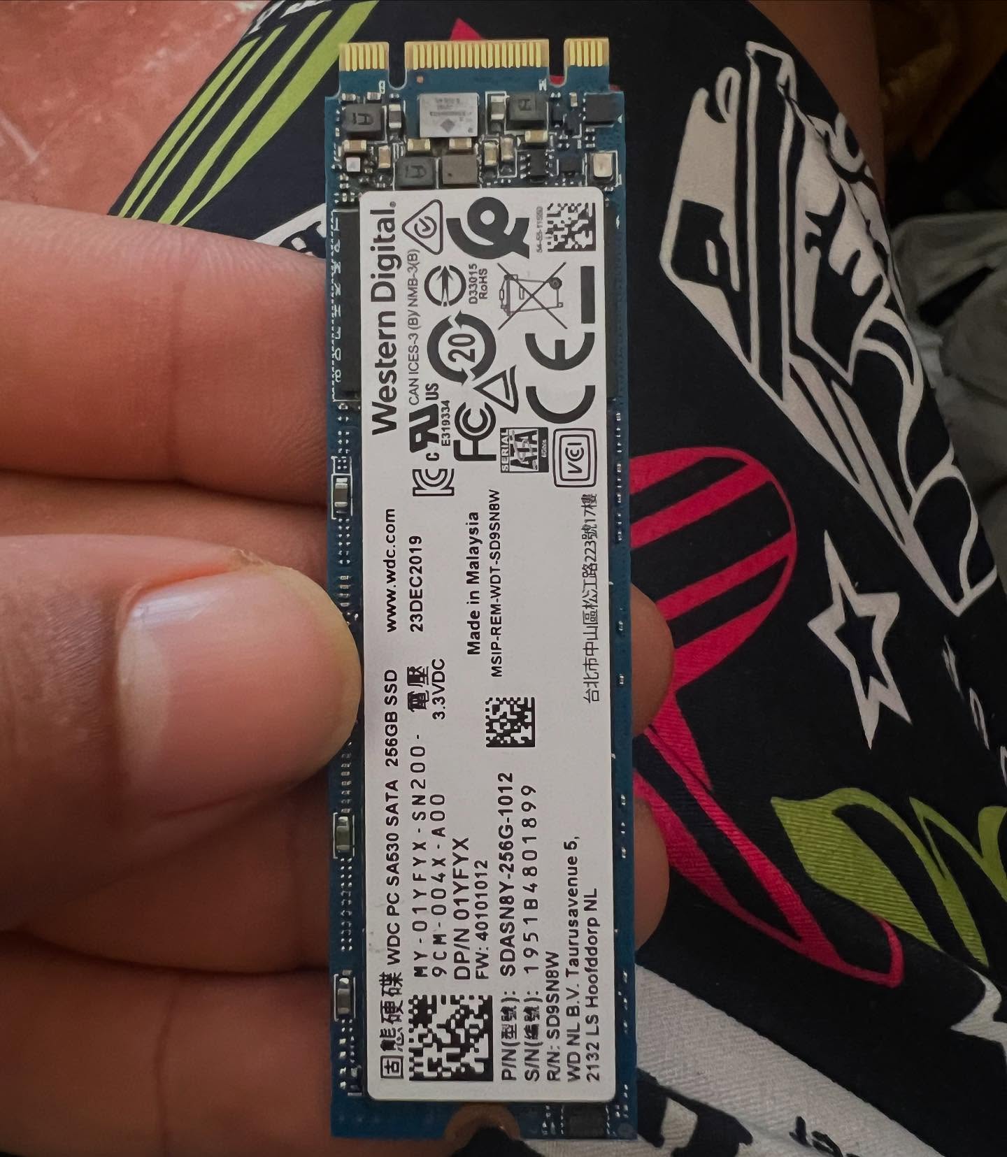 computadoras y laptops - Disco ssd M2 sata de 256gb Disco ssd M2 sata