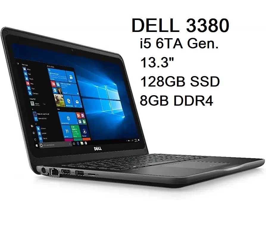 computadoras y laptops - LAPTOP DELL LATITUDE 3380 13.3 PG i3 6TA 2GHZ X 4 128GB SSD 8GB DDR4 $13,500