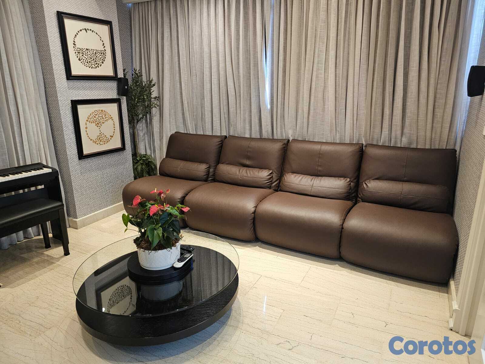 muebles y colchones - SILLON / SOFA  + MESA 1