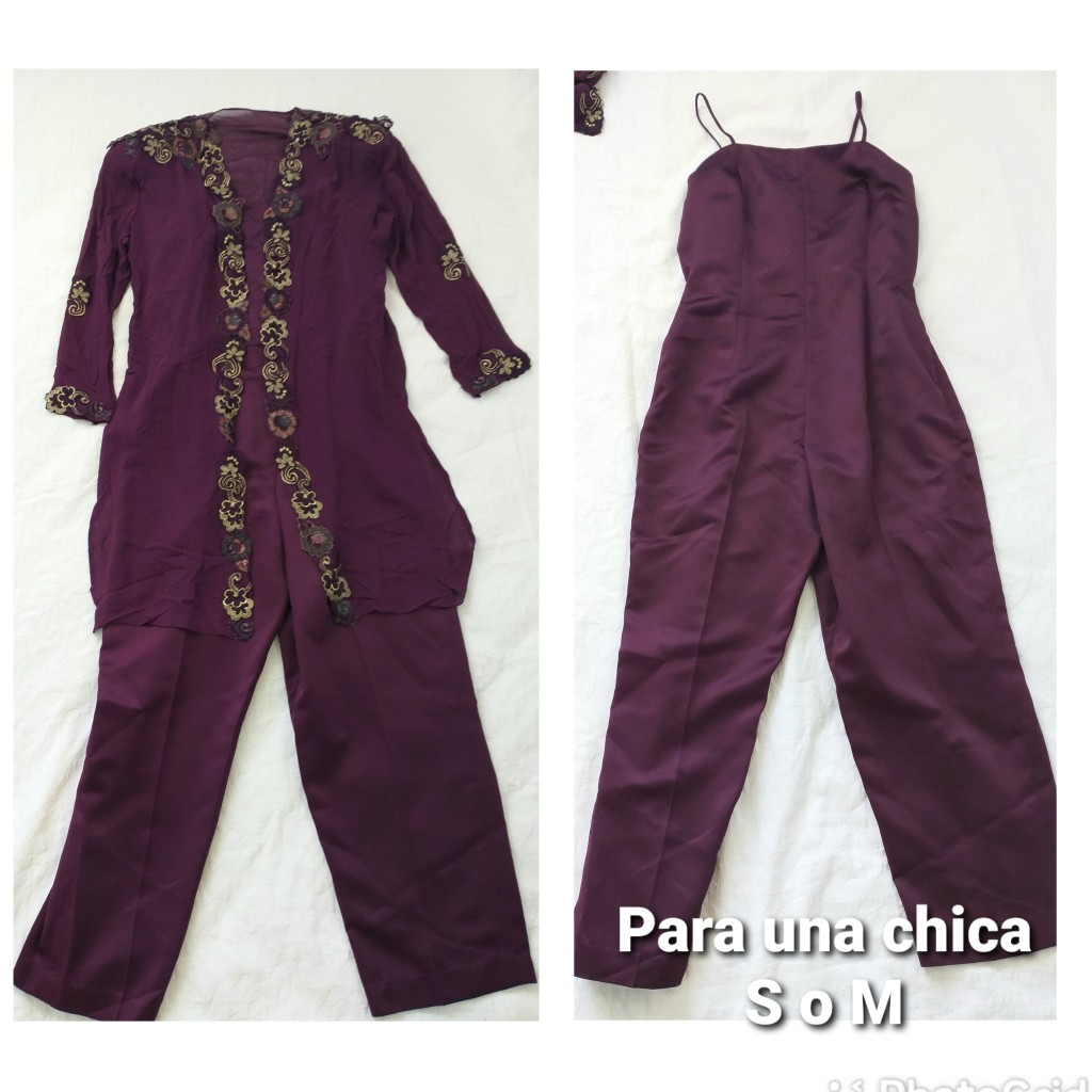 ropa para mujer - Hermoso y exótico conjunto color Violeta de Diseñador.