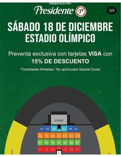 taquillas para eventos - Taquillas 
Terreno 3,700 para hoy 19
