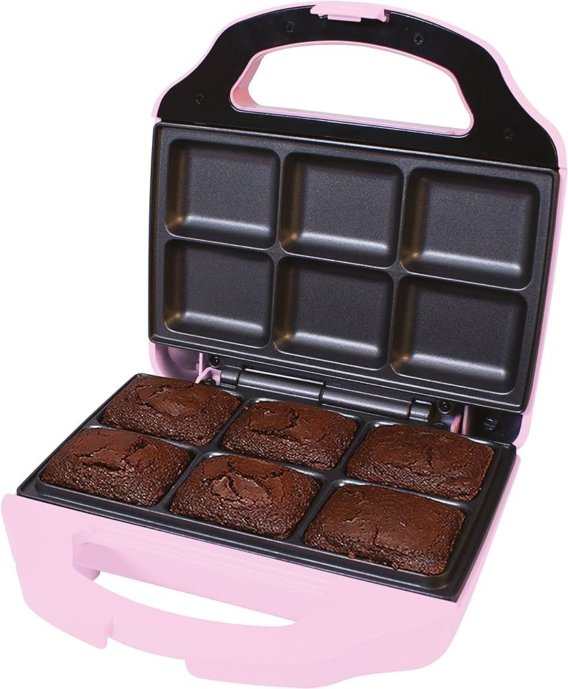 cocina - Brownie Maker Recubrimiento Antiadherente Hace 6 Brownies en Minutos POSTRES 1