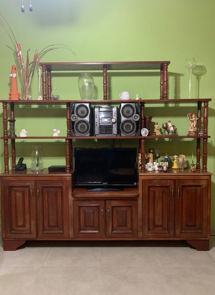 muebles y colchones - Estante en Roble  1