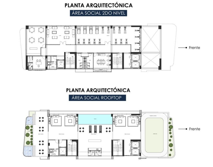 apartamentos - Apartamento en venta #23-1838 balcón, 2 hab. jacuzzi, piscina, terraza, Gym. 7