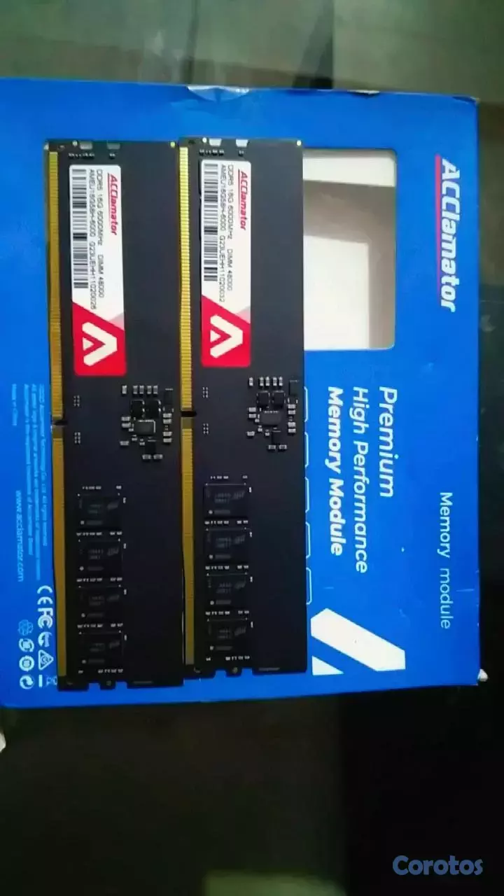 accesorios para electronica - 32 GB Memoria Ram DDR5 6000 Mhz  1