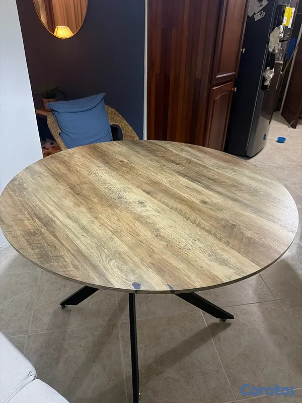 cocina - comedor en madera y Hierro en buen estados 4