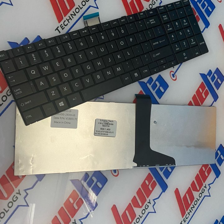 otros electronicos - Teclado laptop Toshiba C850 C855 0