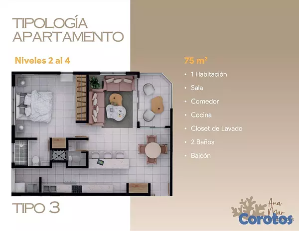 apartamentos - PROYECTO DE APARTAMENTO EN JUAN DOLIO ANA MAR RESIDENCE  6