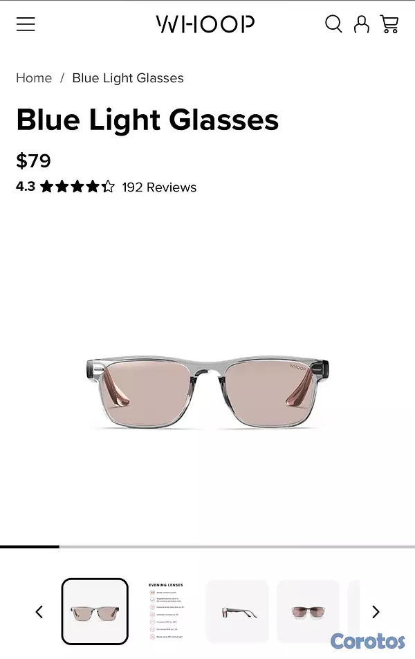otros electronicos - LENTES WHOOP 2