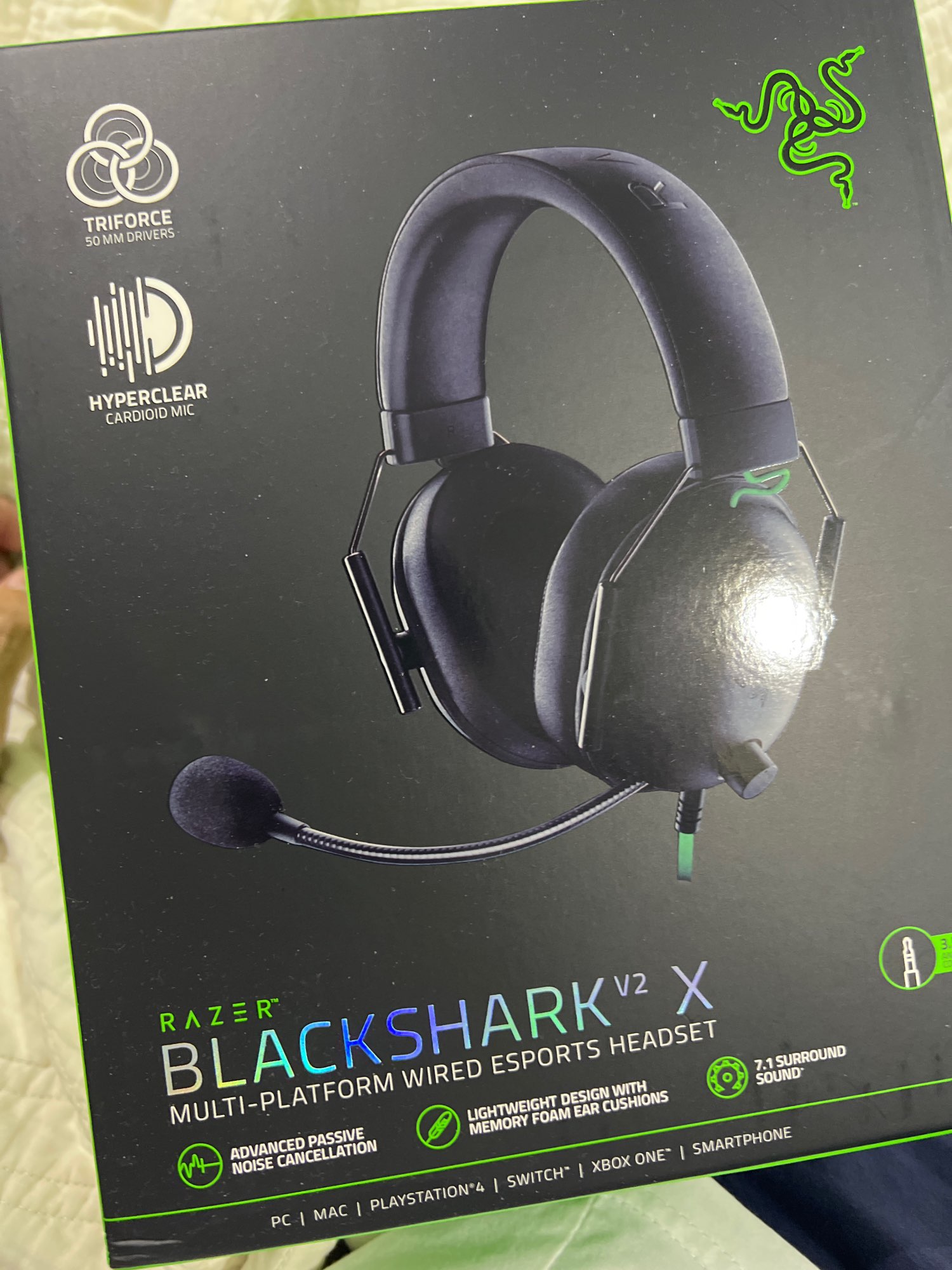camaras y audio - ⚜️Razer Blackshark V2 X Xbox, PS4, PS5 Alta Gama ⚜️ 3