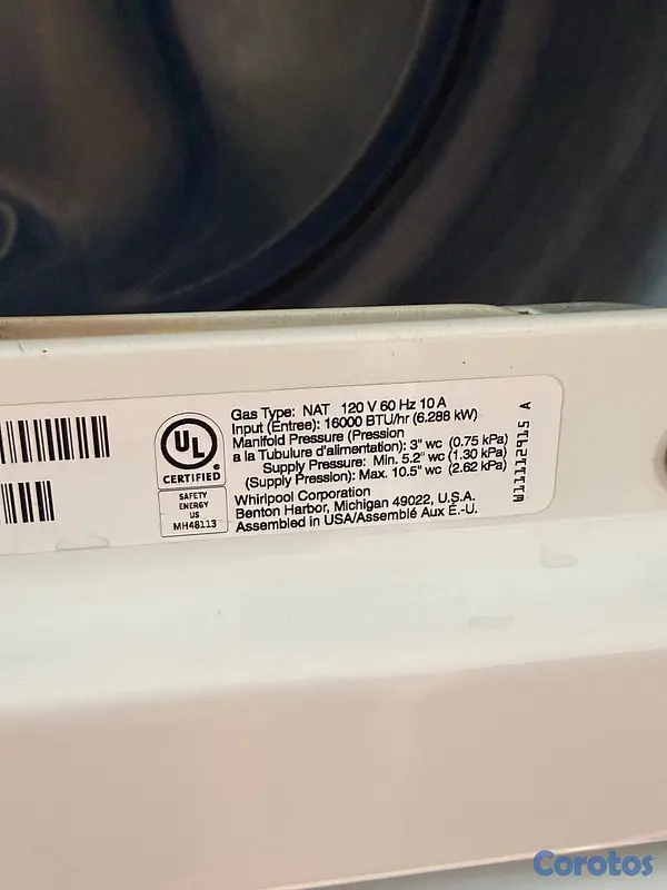 electrodomesticos - Lavadora- Secadora de Gas  6