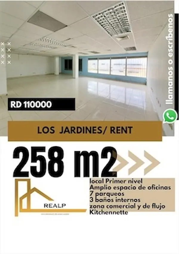 oficinas y locales comerciales - Local en primer nivel 258 m  1