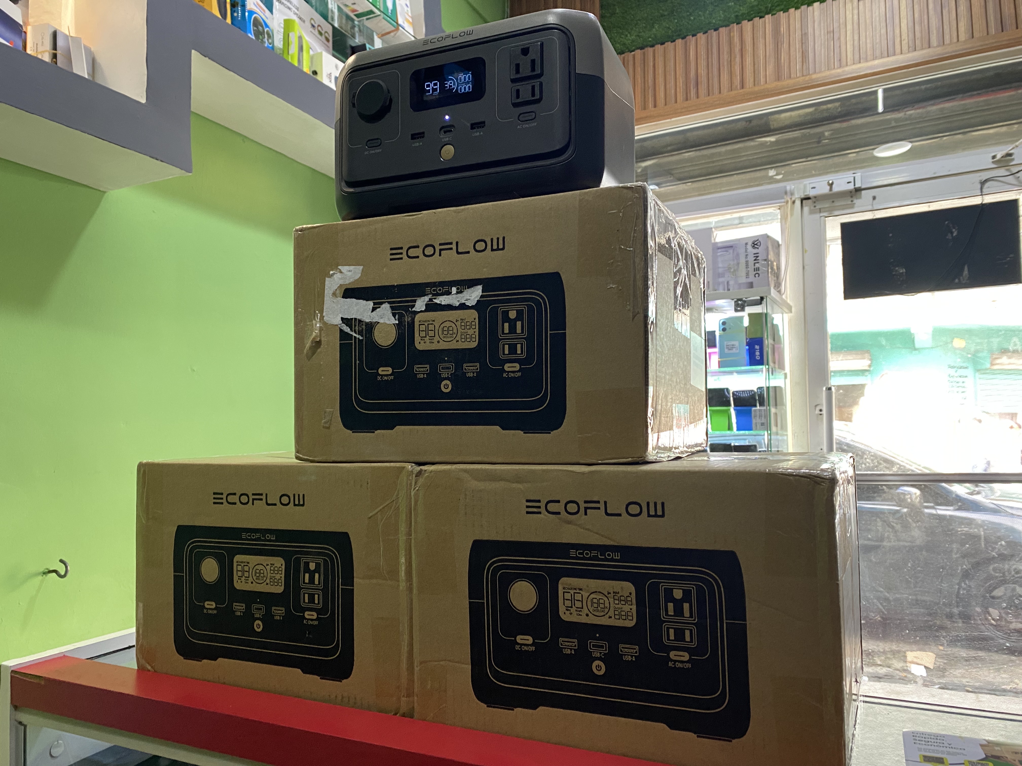 otros electronicos - Generador portátil 110V 265W  2
