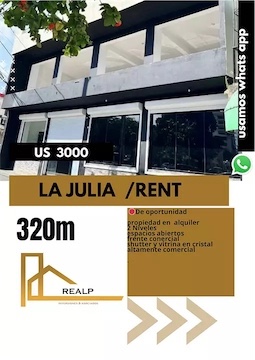 oficinas y locales comerciales - Local de dos niveles en La Julia