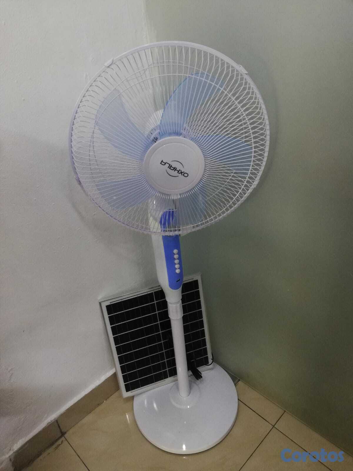 aires acondicionados y abanicos - Abanico Solar Recargable OXHALA SLP-2 Portátil 3