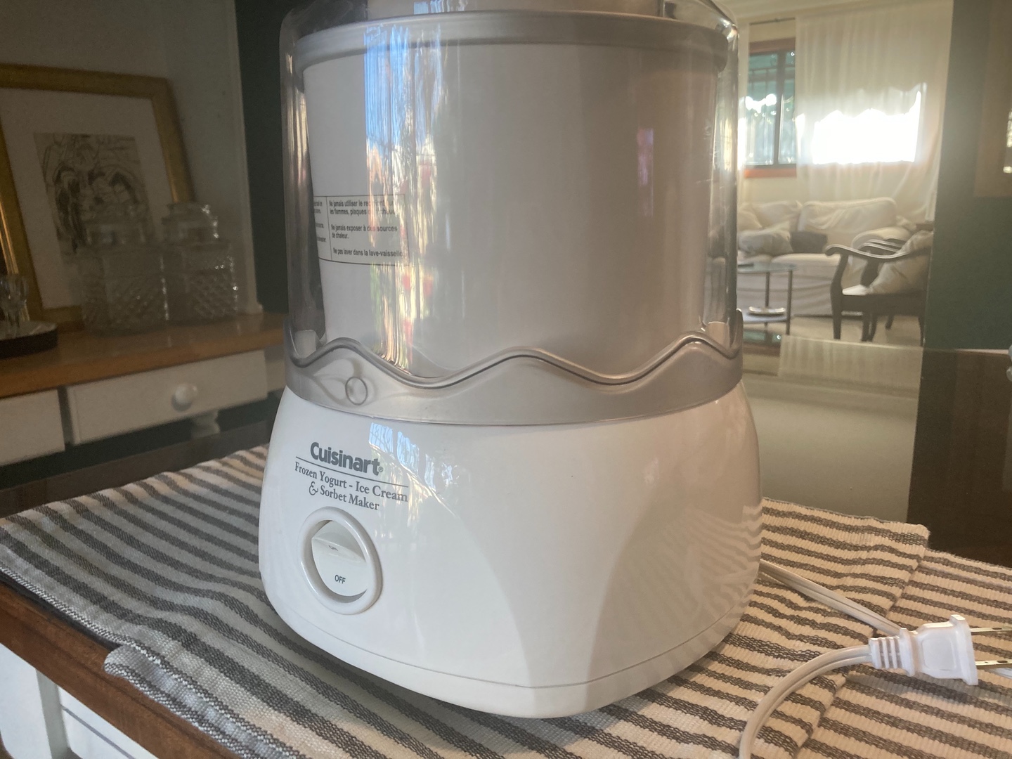 electrodomesticos - Máquina de Helado cuisinart 