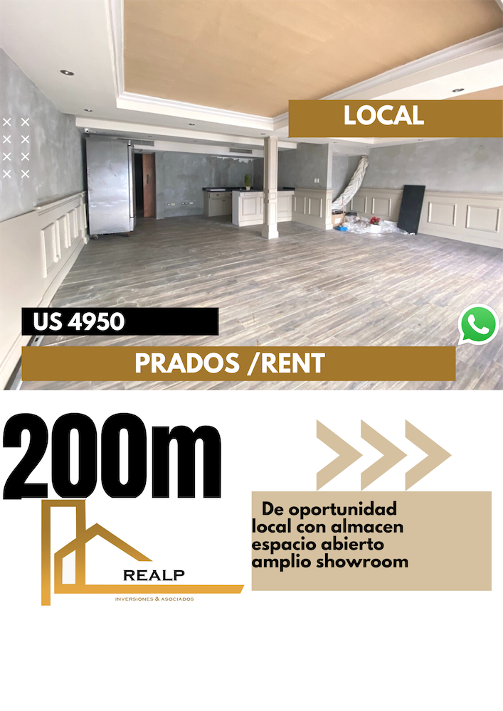 oficinas y locales comerciales - Amplio local en los prados 200m