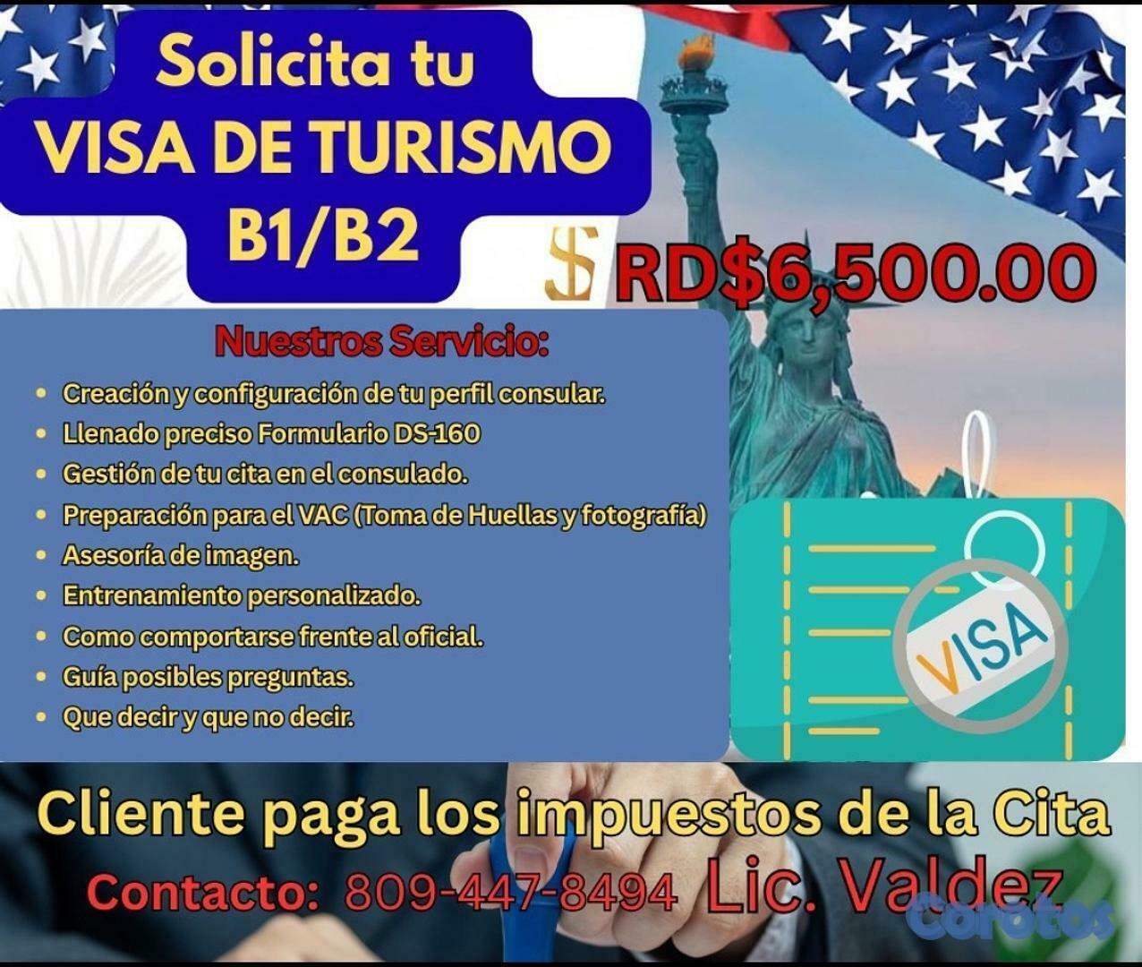 servicios profesionales - Servicio Profesional para Solicitar tu Visa: Perfil + DS-160 + Asesoría Completa 2
