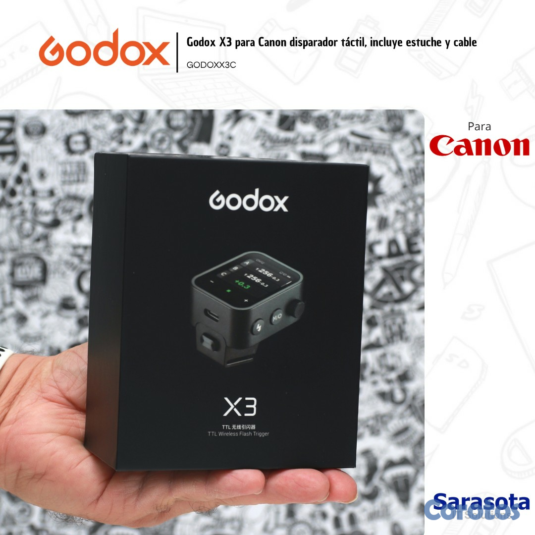 accesorios para electronica - Godox Disparador X3 para Canon Garantía 1 año  1